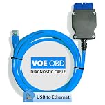 JUTA VOE OBD2 Diagnostic Adapter for Volvo Based on SPA CMA Platform 2016+ Replace 9513108 9513062 with USB to Ethernet Adapter Compatible with VIDA PC Software or Third-Party Software
