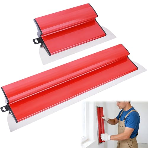 GAESHOW 25cm+60cm Spatole per Stucco con Impugnatura a Forma di
