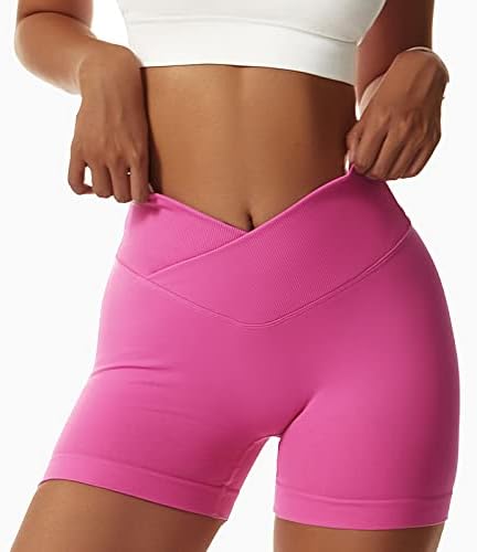 Short Sport Femme Legging 3D Anti-Cellulite - Effet Push Up & Sculptant - Taille Haute - Pour Yoga, Fitness