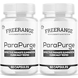 (2 Pack) Freerange ParaPurge Capsules, Official Freerange ParaPurge Probiotic Pills, Advanced Gut Health Supplement with All Natural Ingredients, Max Strength Probiotics for Women & Men (120 Capsules)