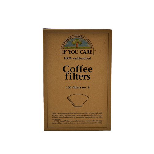 IF YOU CARE COFF FILTER #4 CONE BRWN, 100 CT