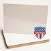 Dry Erase Lapboard Set (10 Pieces), Made in USA, Double Sided 9 x 12 Inch Classroom Whiteboard Pack for Student Drawing and Writing
