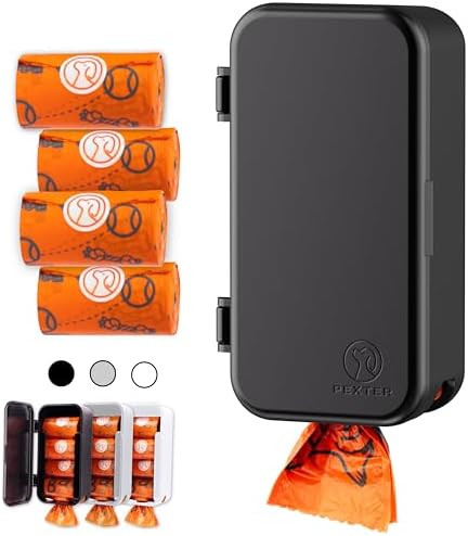 Dog Poop Bag Dispenser - Outdoor or Indoor Pet Waste Bag Dispense...