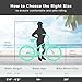 Firmstrong Urban Women's Beach Cruiser Bike, 7 Speed Bicycle, 26 Inch Wheels, Mint Green