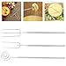 TOPPERFUN 3Pcs Chocolate Dipping Tools, Stainless Steel Truffle Candy Dipping Tools Set, Baking Supplies Stainless Steel Fondue Fork, Cooking Supplie for Home Bakers Dishwasher Safe