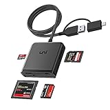 [Plug-and-Play] Mit diesem CF Kartenleser müssen keine Treiber für Windows 11/ 10/ 8/ 8.1/ 7/ XP/ Vista, Mac OS, Linux und Android installiert werden. Einfach in den USB-C/ USB 3.0 Anschluss stecken und schon können Sie Ihre Reisemomente in Echtzeit kopieren und teilen. Auch für Geräte mit USB 2.0 Anschlüssen geeignet.