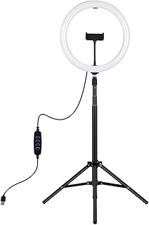 LED Fill Light Desk Tripod 1 Set Dimmable Beauty LED Light LED Ring Light Tripod Stand LED Ring Lamp Table Tripod Selfie Fill Light