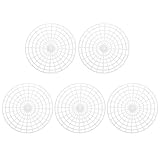 VALICLUD 5 Piezas Placas Prensa para Frascos de Fermentación Herramienta Segura para Mantener Verduras Sumergidas Peso Plástico Fácil de Limpiar para Proyectos Caseros de Fermentación