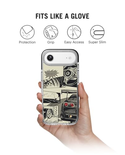 Image of DailyObjects Case for iPhone Air Compatible with Mag-Safe Wireless Charging, Stride 2.0 K3 The Drift Saga Slim Shockproof Back Cover with Inner Magnetic Ring