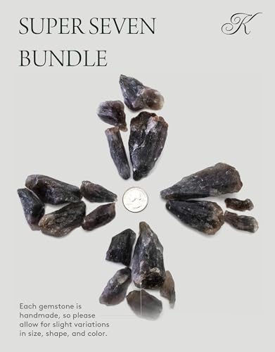 KALIFANO Rough with Healing & Calming Effects - AAA Grade High Energy Raw with Information Card - Reiki Crystal Used for Stress Relief and Tranquility (Family Owned and Operated)