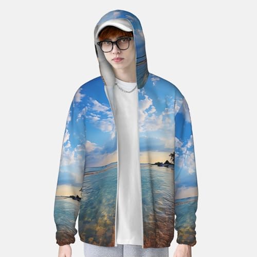 Chaqueta de protección solar para hombre y mujer miniatura 3