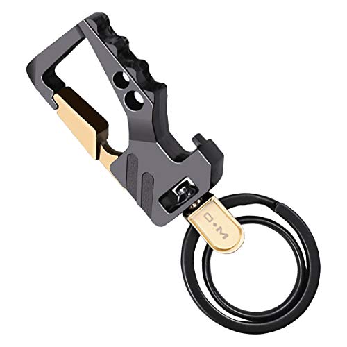 Car Keychains, BUDDYGO Heavy Duty Keychains Key Chain Bottle Opener, Carabiner Keychains Key Ring, Car Key Chains for Men