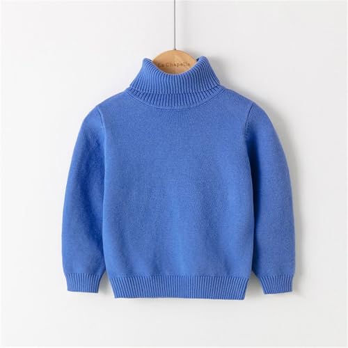Toddler Kids Turtle Neck Sweater Fall Winter Warm Thick Knitwear for Boys Girls Childs Long Sleeve Knit Pullover3