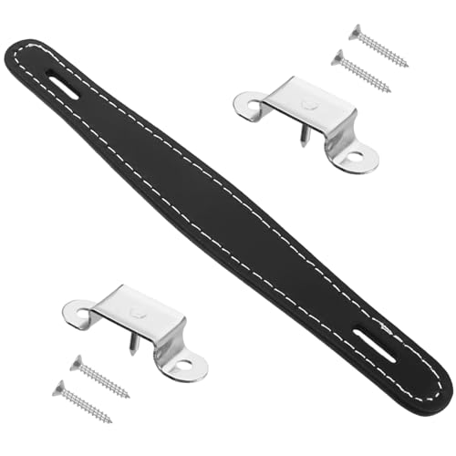 Abaodam Guitar Amp Handle Speaker Cabinet Knobs Replaceable Leather Strap Handles