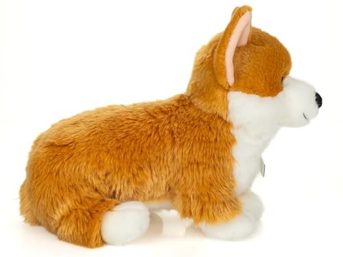 Teddy Hermann 91990 Corgi 30 cm, Sonderedition Lieblingshunde, Kuscheltier mit idealem Recyclinganteil (Füllmaterial)