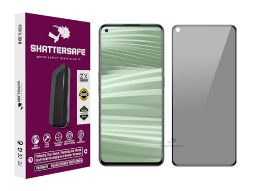 Image of Anti-Spy Privacy Tempered Glass Compatible For Realme GT 2 Pro /GT Neo 3 [Pack of 1]. 9H Hardness, Anti-Scratch, Edge-to-Edge Protection With Easy Installation Kit & Case Friendly Fit.