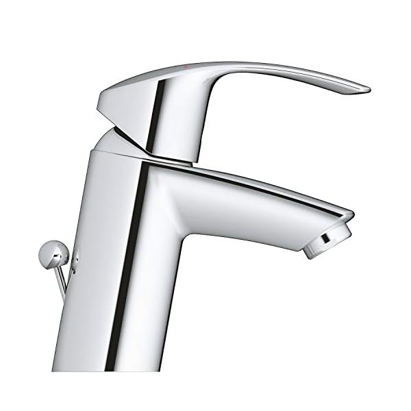 GROHE Eurosmart | Badarmatur - Einhand-Waschtischbatterie, mit Einlochmontage | S-Size & Tempesta 100 |Brause… – Bild 4