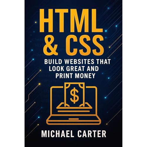 HTML & CSS Audiolibro Por Michael Carter arte de portada