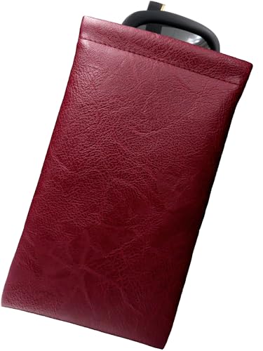 Image of Soft Sunglasses case | Large Glasses Case Holder - Eyeglass Pouch Squeeze Top | Glasses pouch Lightweight Extra Layers