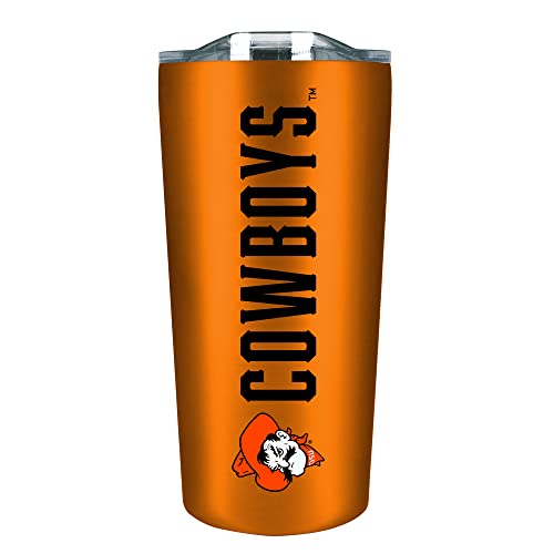 The Fanatic Group Oklahoma State University Cowboys Double Walled Soft Touch Tumbler, Design-1 - Orange