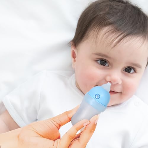 Image of Infantso (2-in-1) Nose Cleaner | Baby Nasal Aspirator | Gentle Suction for Blocked Nose | Soft Silicone Tip, Safe & Hygienic | Easy to Use for Newborns, Mucus Sucker for Congestion & Cold Relief (Made in Taiwan)