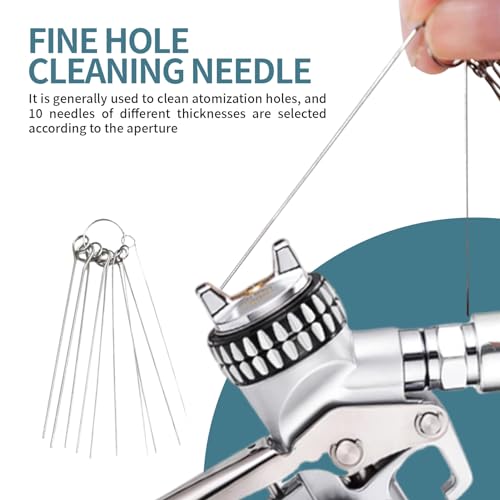 Image of Multi-Purpose Spray Gun Cleaning Kit Paint Gun Cleaning 21PCs Nylon Brushe, Mini Brushes & Needles, Metal Tube Cleaning Brush Nozzles, Spray Guns, Tattoo Equipment, etc.