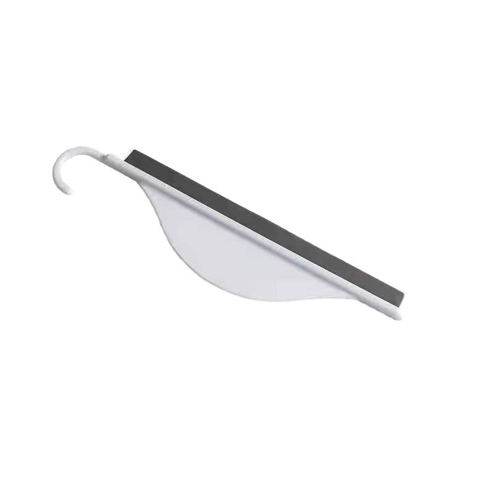 Rasquetas para Ducha, Escobilla de Ducha Doble Cara Blanco Gris 20x45cm Diseño Colgante
