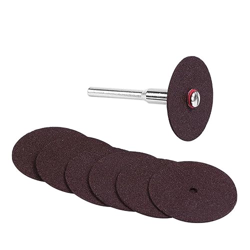 NULYLU 60pcs Resin Metal Saw Blades for Cutting Mini Resin Slices Clamp Bar Safe for Electric Grinder