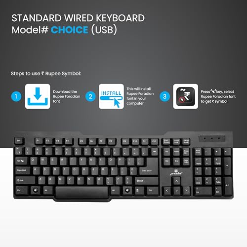 ProDot Choice 104 Keys USB Wired Keyboard - Image 5