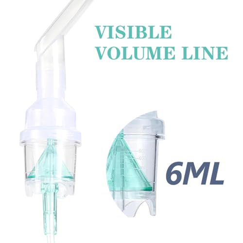 Verneblerzubehör, 3 Sets Zubehör für Inhaliergerät Luftschlauch Mundstück Filter Erwachsenenmasken Universelles Vernebler-Set