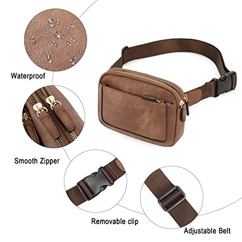 CLUCI Vegan Leather Waist Bag