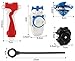 Elfnico Bey Battle Gyro Burst Evolution Toy Set Gift with 12 Spinning Tops Two Launchers one 4D Launcher Grip