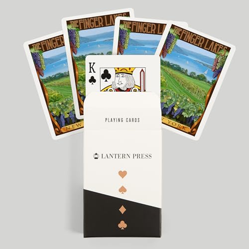Naipes Poker The Finger Lakes, 52 cartas para adultos miniatura 6