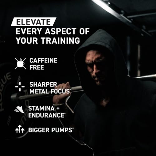 Image of Kaged Pre Workout Elite Stim Free Powder | Fruit Punch | Creatine, Beta Alanine, L-Citrulline | No Caffeine | 20 Servings