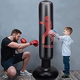 💕 【Das beste Geschenk für Kinder】 Der aufblasbare Boxsack ist ideal für Kinder, da keine Verletzungsgefahr besteht. Perfektes Geschenk-Training für Kinder oder Jugendliche Karate, Taekwondo, Punch, Drop-Kick oder Kung Fu. Kleine Boxanfänger werden Spaß mit dem leichten stehenden Boxsack haben. Geben Sie Ihrem Schatz eine perfekte und interessante Kindheit.
