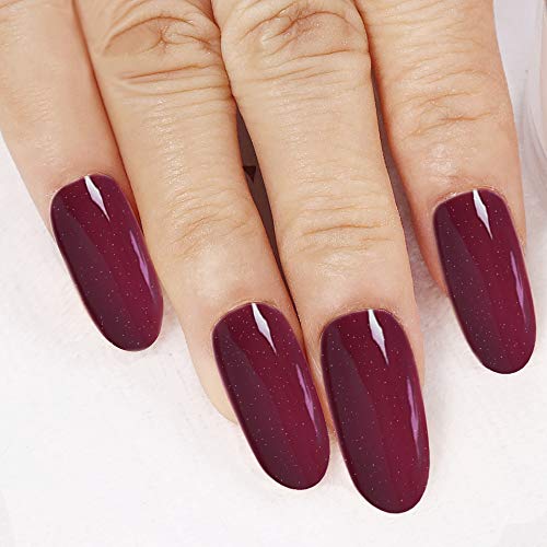AONOLOVO Red Nail Dip Powder 2 In 1 Acrylic Dipping Powder 1 Oz, Added Vitamin & Calcium, Non Toxic & Odorless, No UV LED Nail Lamp Required (084)