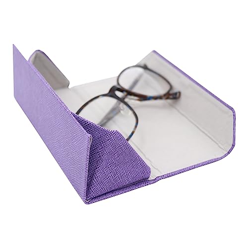 Image of Real Sic Glasses Case for Men and Women - Magnetic Folding Hard Shell Sunglass Holder - Inspired by Solid Color