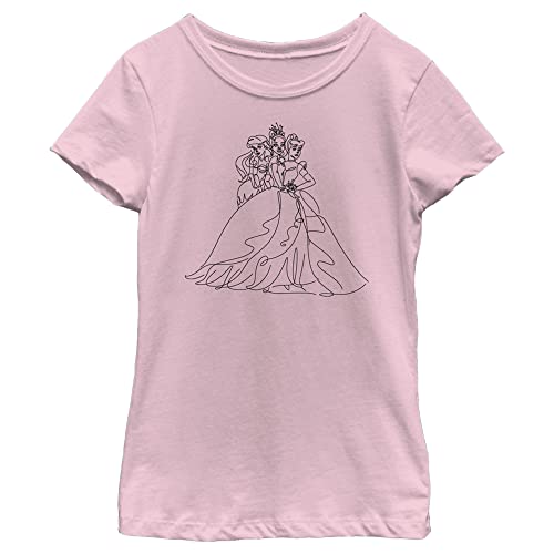 T-Shirt Princesse Disney Coloring Book mode enfantine pour fille