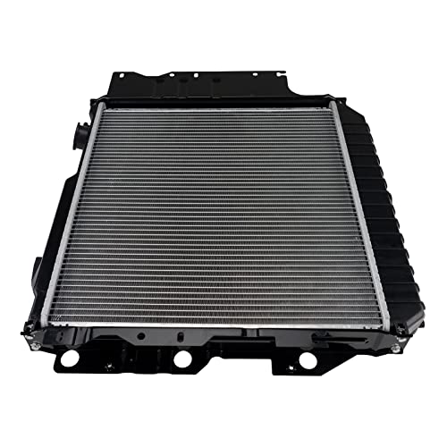 Image of PHILTOP Automotive Replacement Engine Radiator for 1987-2006 Wrangler(w /o Quick Disconnect Fittings) External Transmission Oil Cooler Included