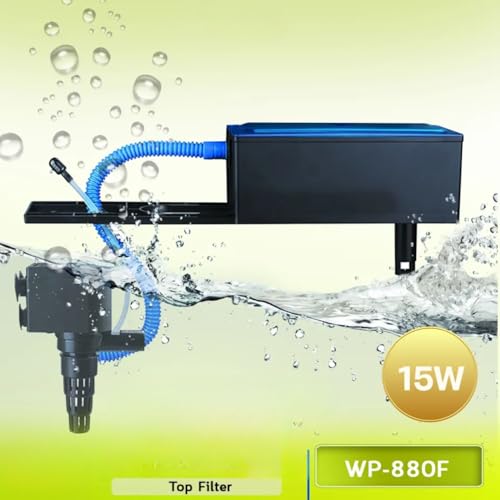 Image of VAYINATO WP-880F | 15W | 650L /Hr 3 in 1 Multi Functions Aquarium Top Filter with Free 1 Feet Sponge (Suits 25 CM - 38 CM Aquarium Fish Tank) By Petzlifeworld