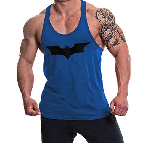 Image of THE BLAZZE 0051 Men's Tank Tops Muscle Gym Bodybuilding Vest Fitness Workout Train Stringers