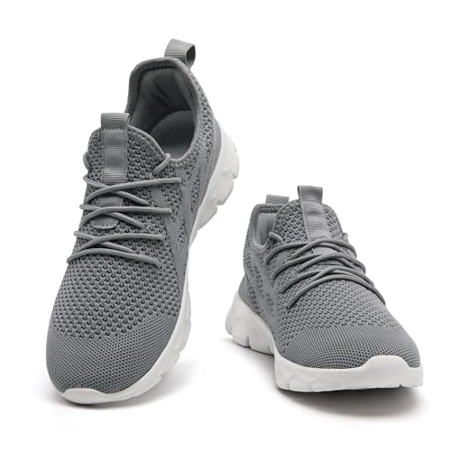 Image of Running Shoes for Men Gym Tennis Athletic Walking Shoes Non Slip Lightweight Breathable Sports Mesh Fashion Work Sneakers Casual Workout Trianer