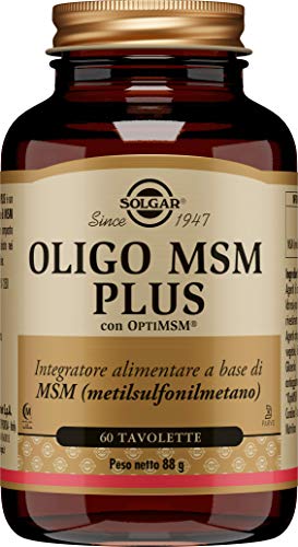 Solgar Oligo MSM Plus 1000 mg 60 Tavolette Metilsulfonilmetano