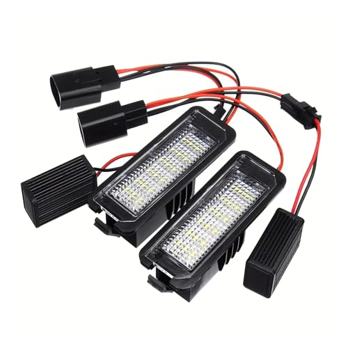 Luz placa matrícula coche LED Volkswagen Golf 4 5 6 7 Beetle Scirocco kit posterior 6