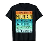Climb Mt Everest Shirt Splash Mountain Shirt Space Mountain T-Shirt