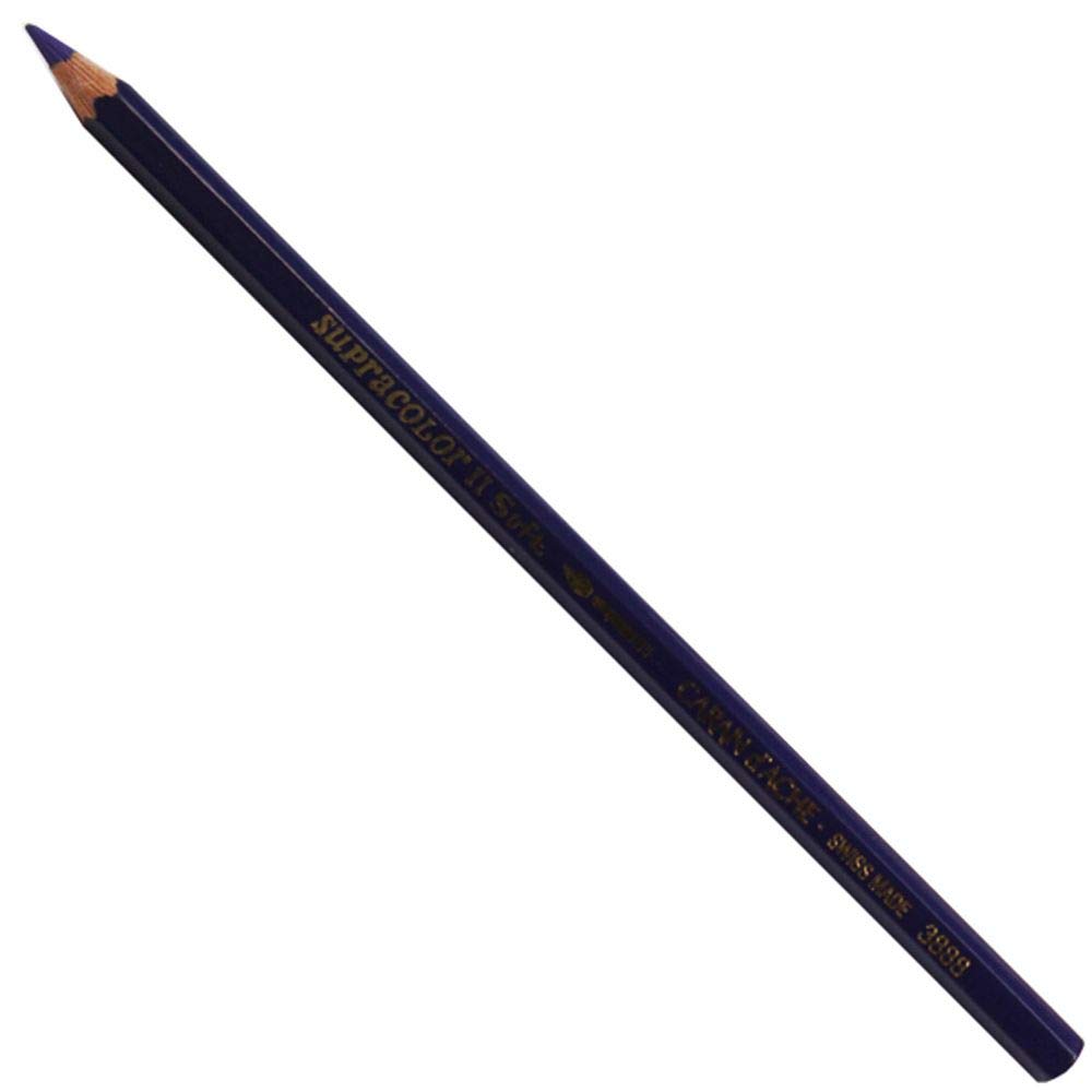 Carand'Ache Caran D'ache Supracolor Viloet Watersoluble Artist Aquarelle Colour PencilViolet 120 from B&Q