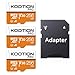 Scheda Micro SD da 256 GB, 3 Schede di Memoria UHS-I U3 MicroSDXC Mini SD, A1 V30 4K, 100 MB/s, per Telefoni Cellulari, Fotocamere, Tablet immagine