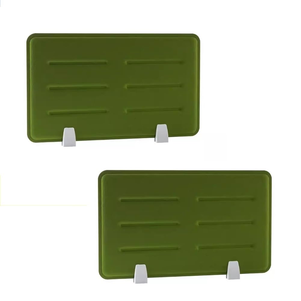 THKSGIV Acoustic Desk Divider Independent Soundproof Privacy Panel Noise Reduction for Classroom Desks Green 34x58cm Ideal Study and Workspaces