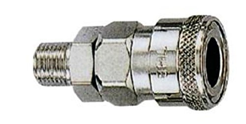 THB QRC Iron 40 SM Quick Release Coupling Socket Male Thread 1/2 Inch Shut-Off Valve