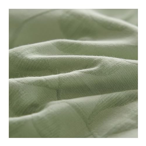 Housse de couette douce lit 1.8m pour une chambre cocooning verte - 3